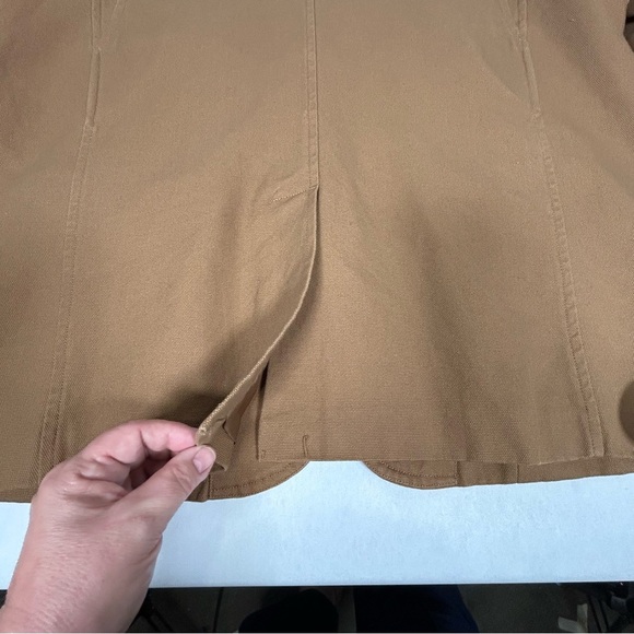 Duluth Trading Co Fire Hose Brown Presentation Canvas Work Jacket - Picture 9 of 12